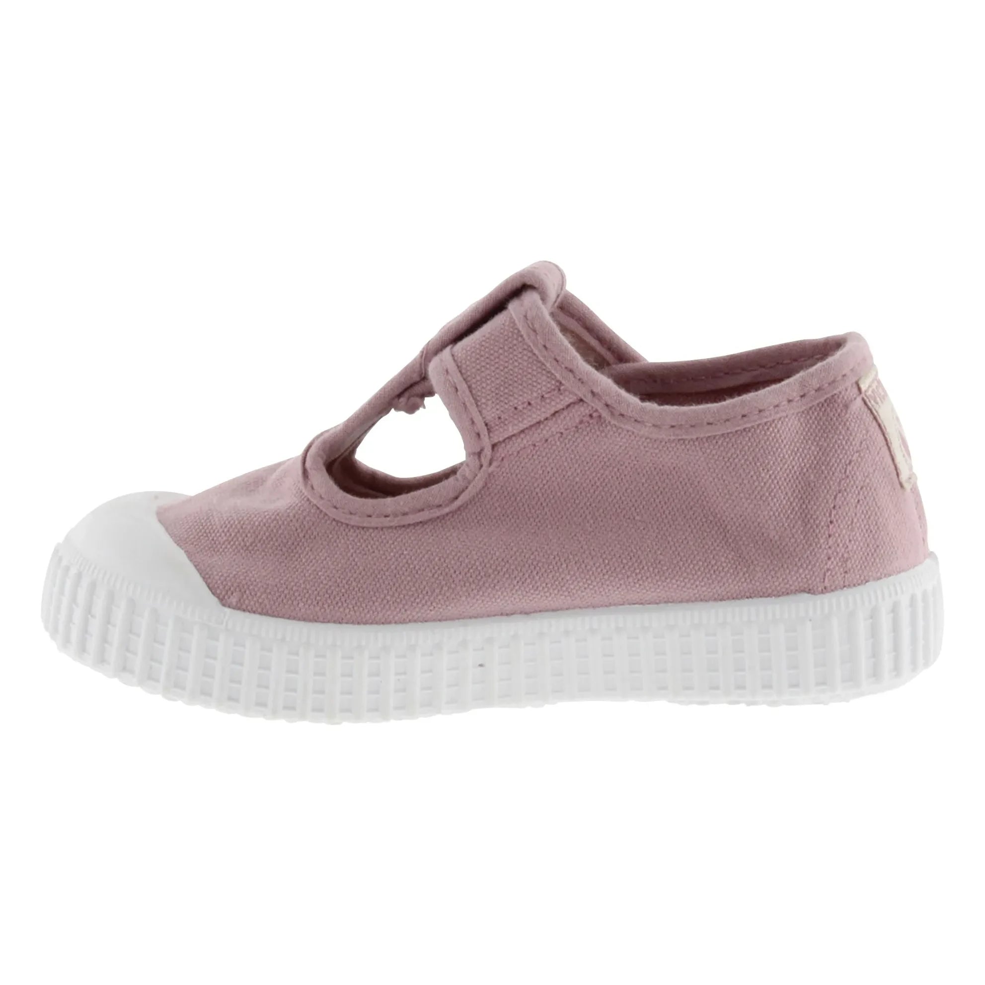 Victoria - Sandalia de lona Scratch Sneakers | Rosa Viejo
