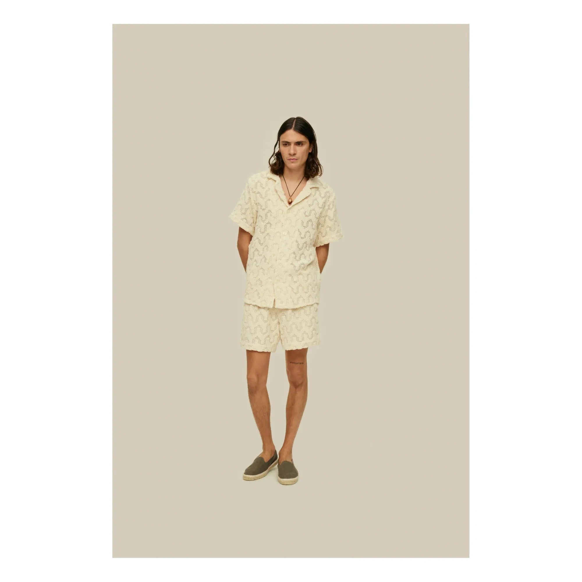 OAS - Blusa jaspeada Atlas | Crudo