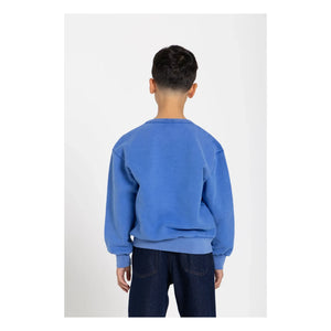 Finger in the nose - Sudadera de algodón orgánico Blow | Azul real