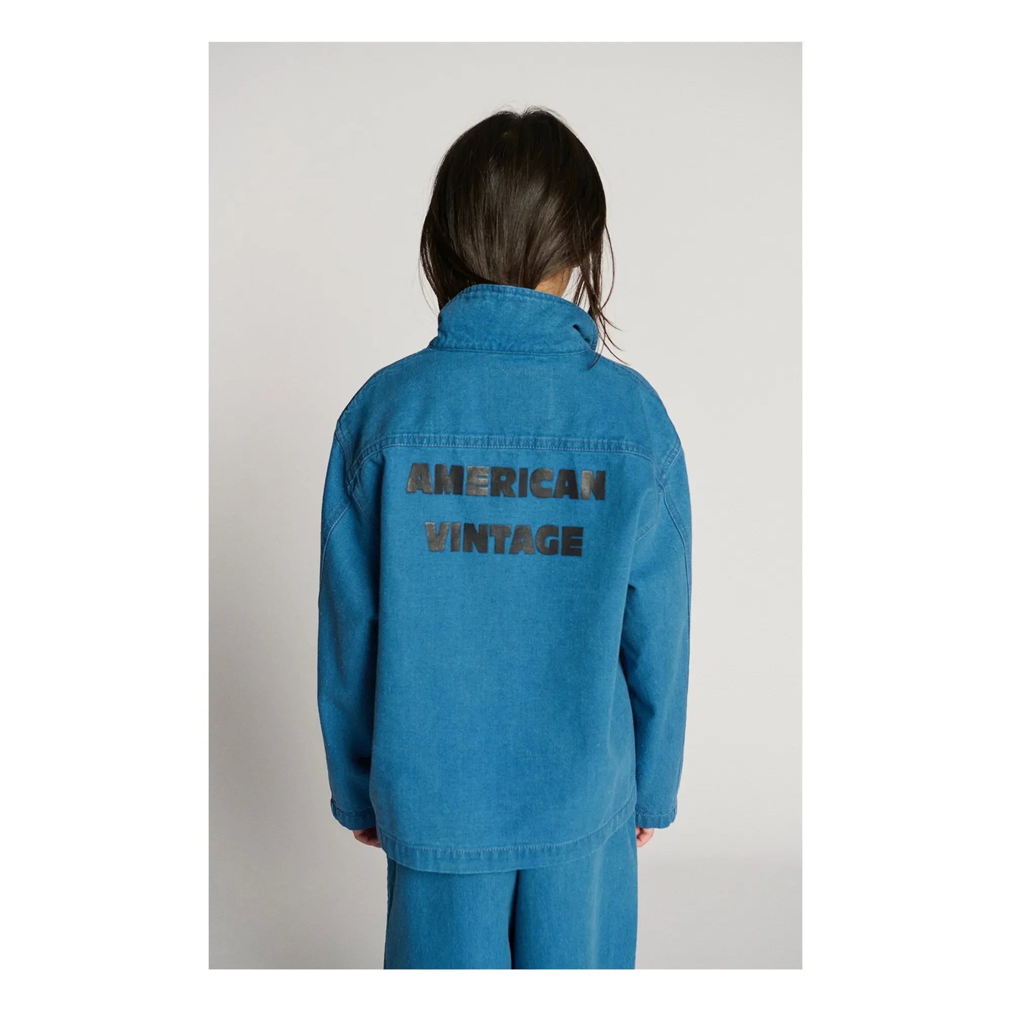 American Vintage - Chaqueta de trabajo abotonada Comow | Azul