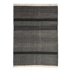 Nanimarquina - Alfombra de textura Tres, Elisa Padrón | Negro