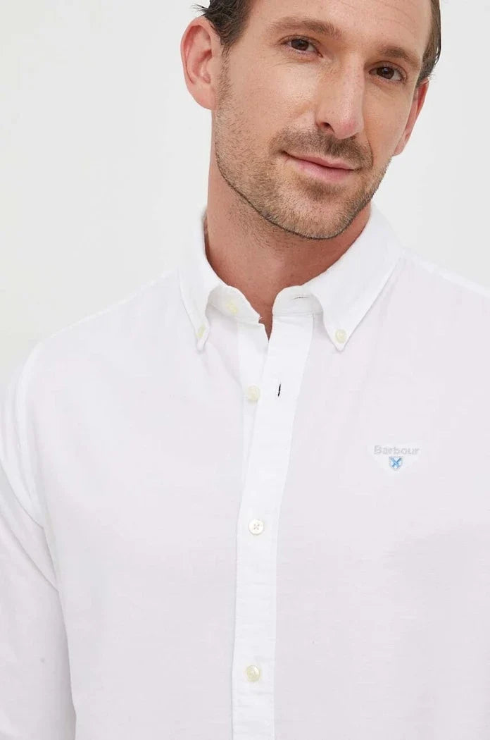 Camisa de algodón Barbour OXTOWN para hombre
