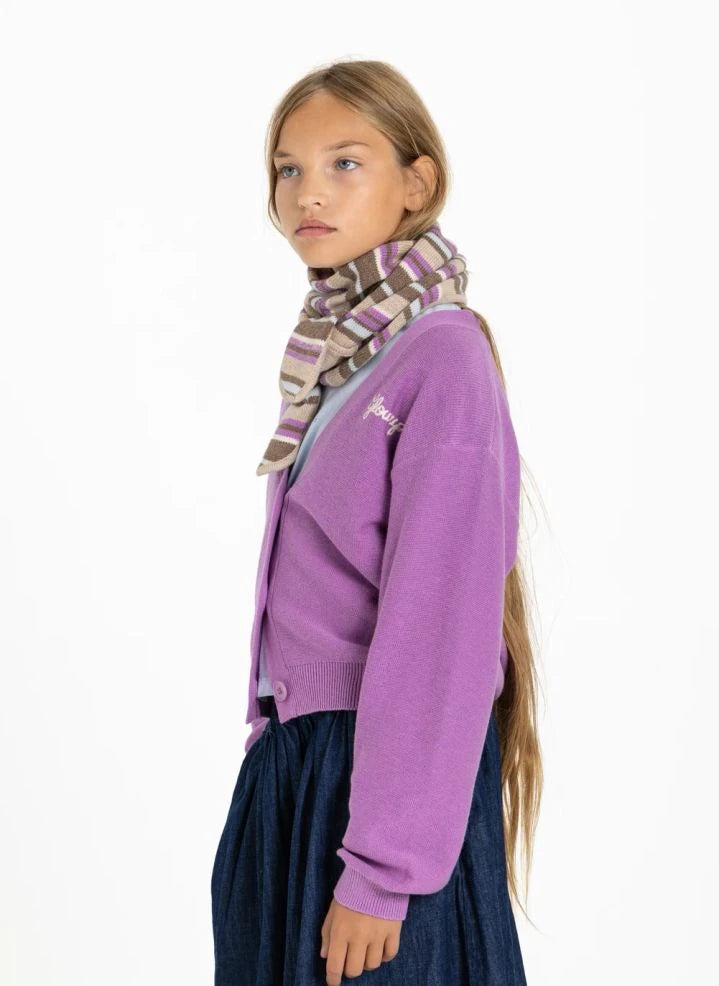 Smallable Kid - Bufanda de Lana Rayas Ninon | Rosa