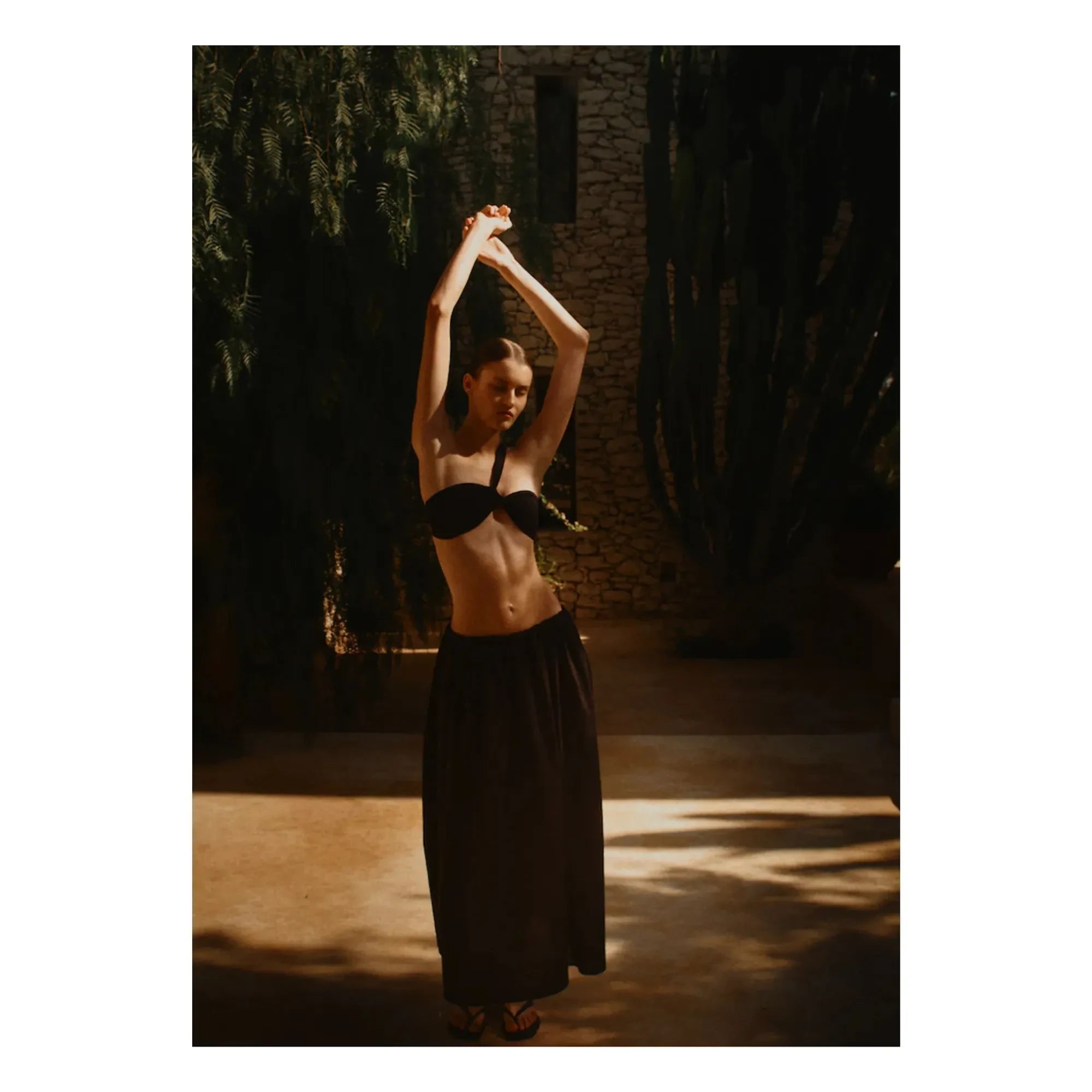 Vanessa Sposi - Falda Popelín | Negro