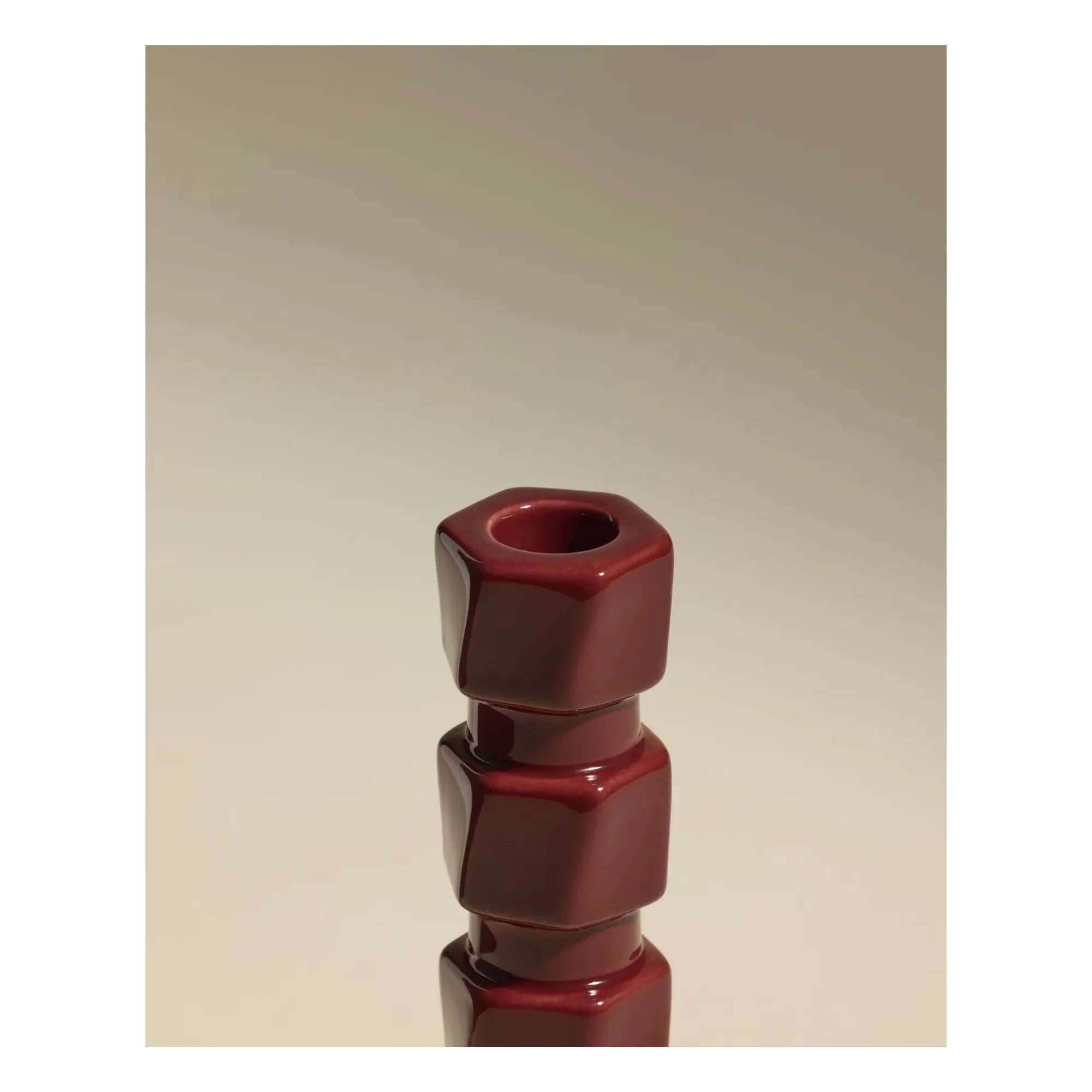 Maison Sarah Lavoine - Candelabro Colonna | Rojo carmín