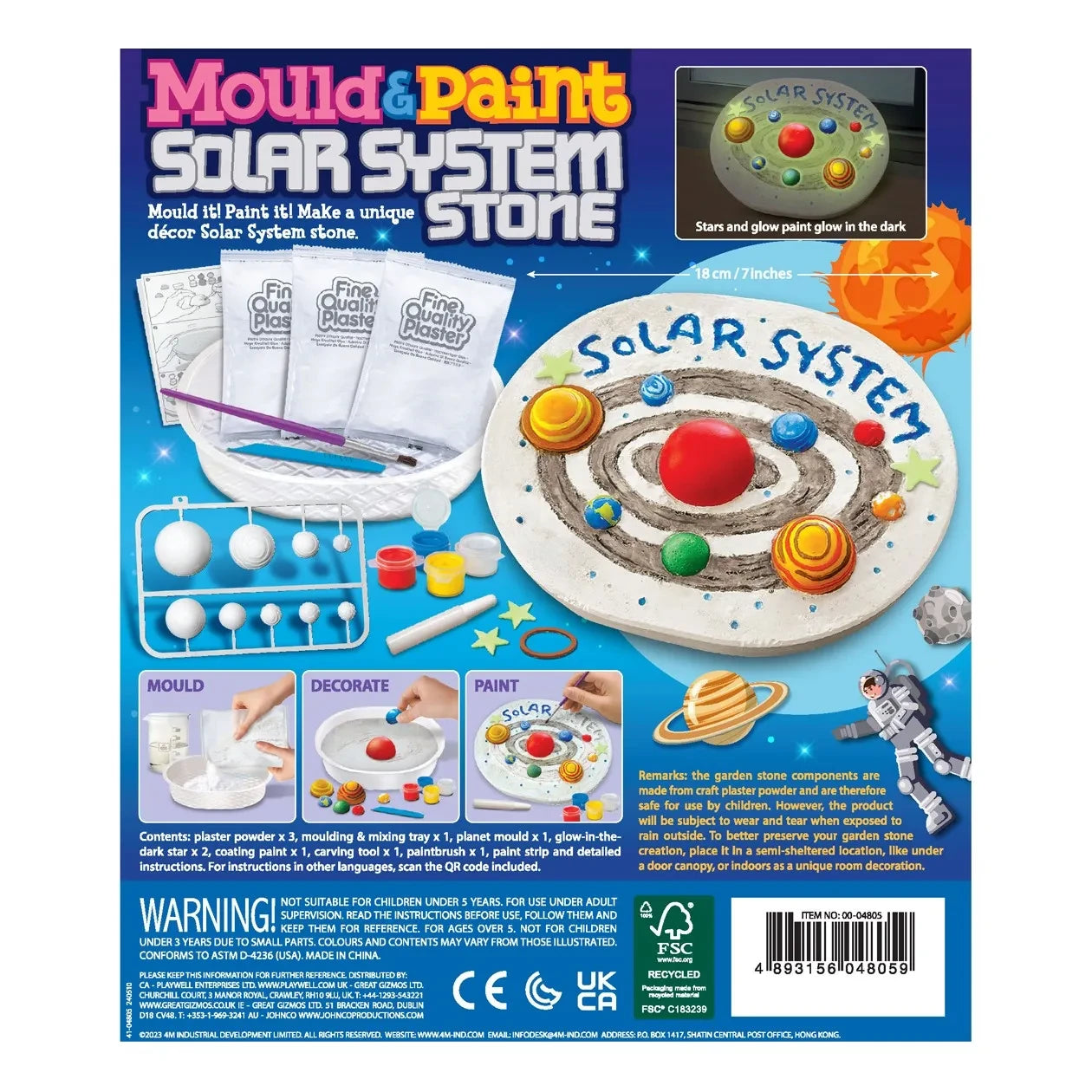 4M - Taş Döküm Seti - Güneş Sistemi