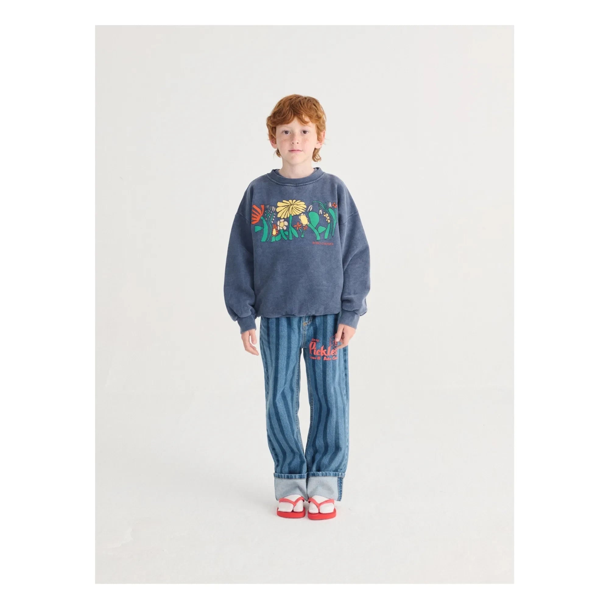 Bobo Choses - Sudadera de algodón orgánico Herbalist | Azul marino