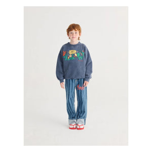 Bobo Choses - Sudadera de algodón orgánico Herbalist | Azul marino