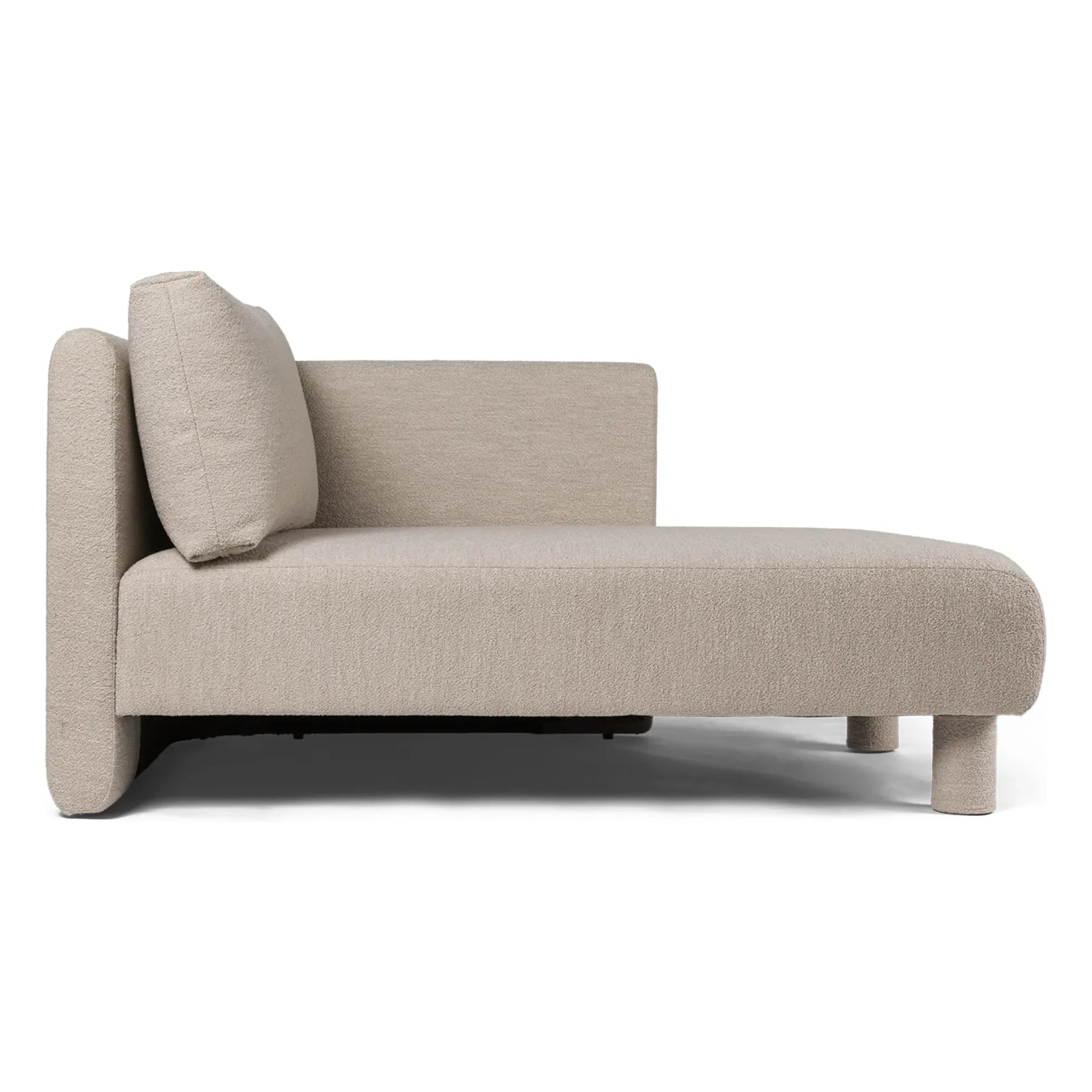 Ferm Living - Sofá Dase bouclé meridiana derecha | Beige