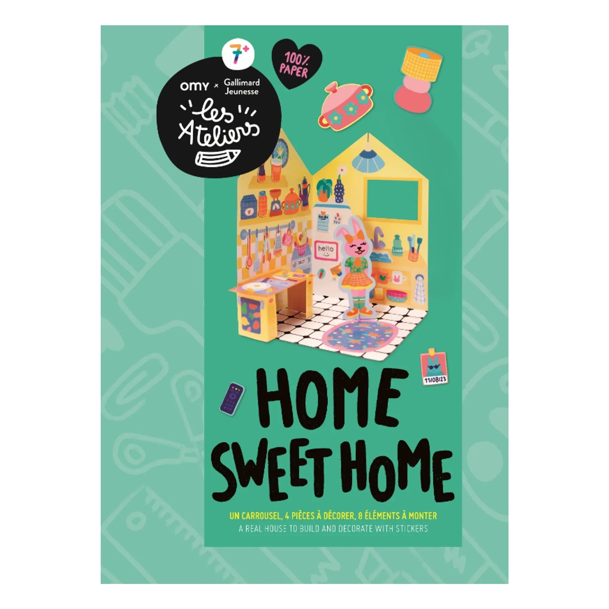 Omy x Gallimard Jeunesse - Noria para Decorar el Hogar Dulce Hogar