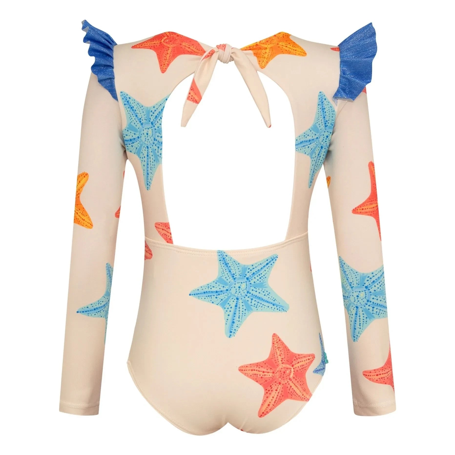 Pepita & Me - Wings Etoiles Maillot de baño de manga larga | Crudo