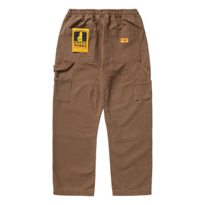 Service Works - Pantalones de cocinero Utility de algodón orgánico | Camel