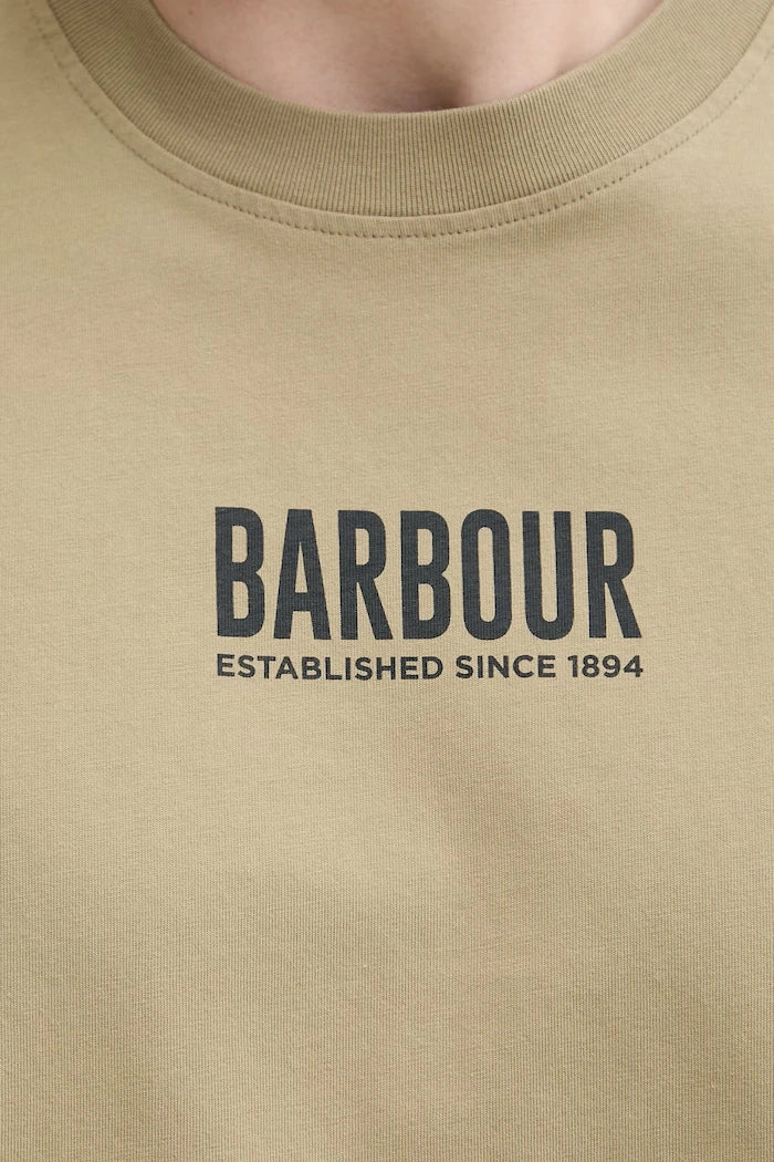 Camiseta de algodón para hombre Barbour