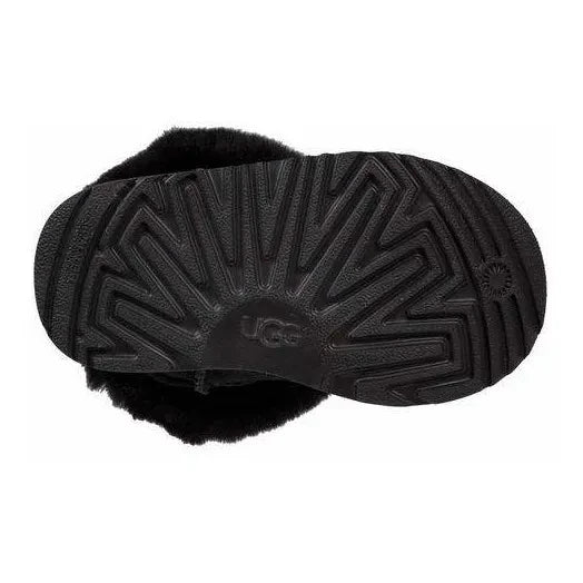 UGG - Botines de gamuza con forro de piel Classic II | Negro