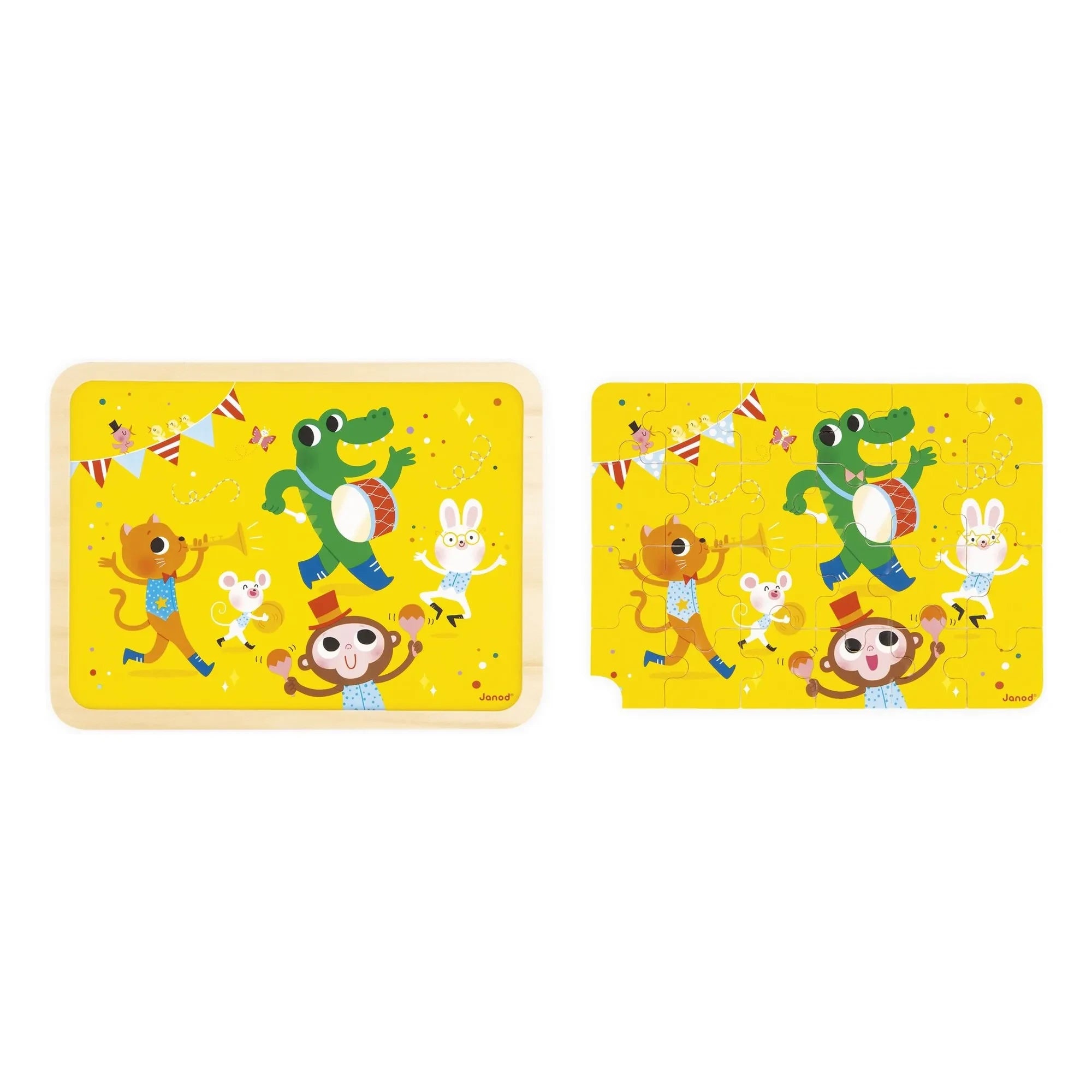 Janod - Puzzle ¡Es la fiesta! - 24 piezas