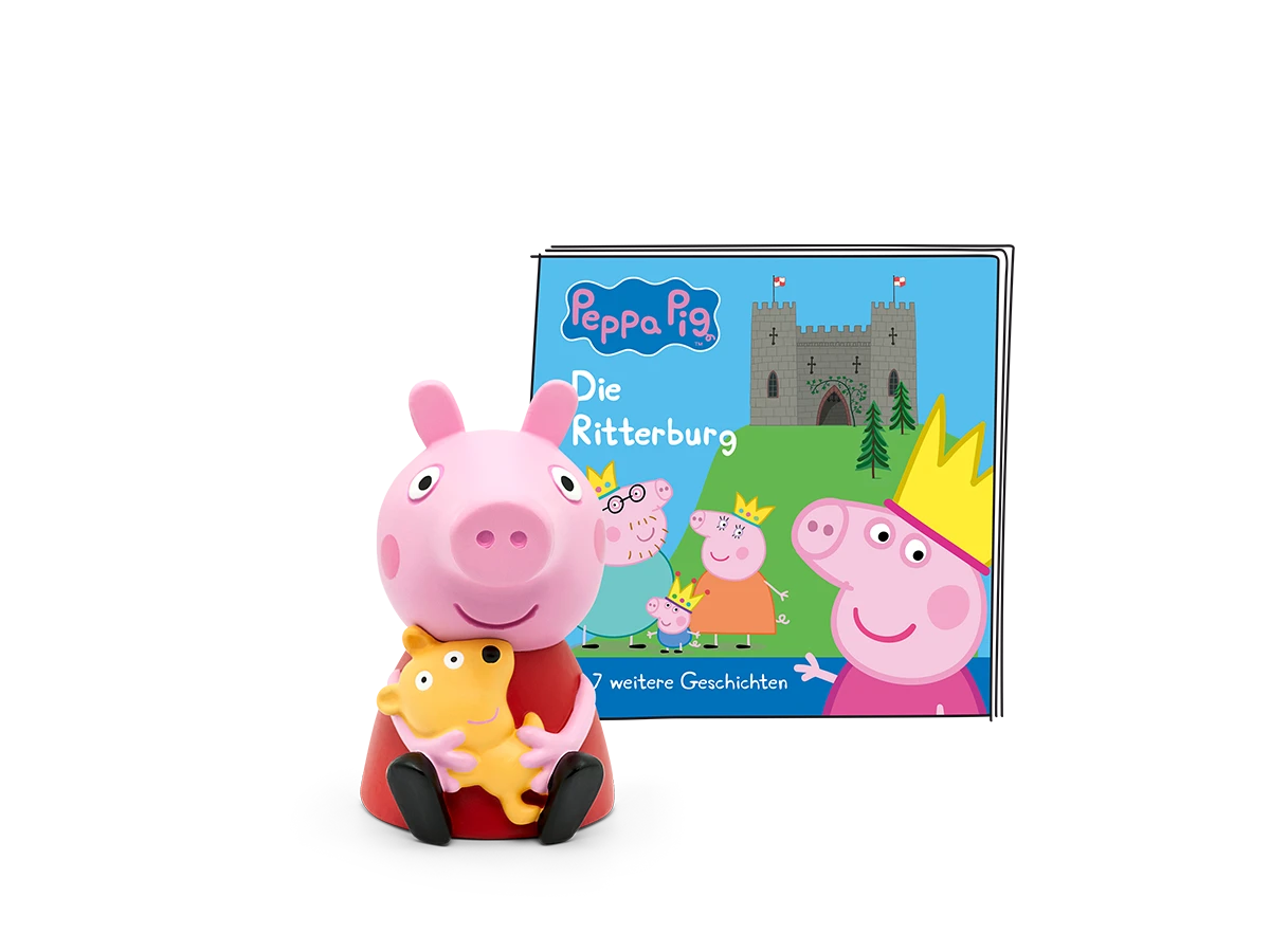 Tonies - Castillo del Caballero en Alemán y 7 Cuentos Más - Peppa Pig