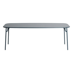 Fritura pequeña - Mesa rectangular de fin de semana | Gris azulado