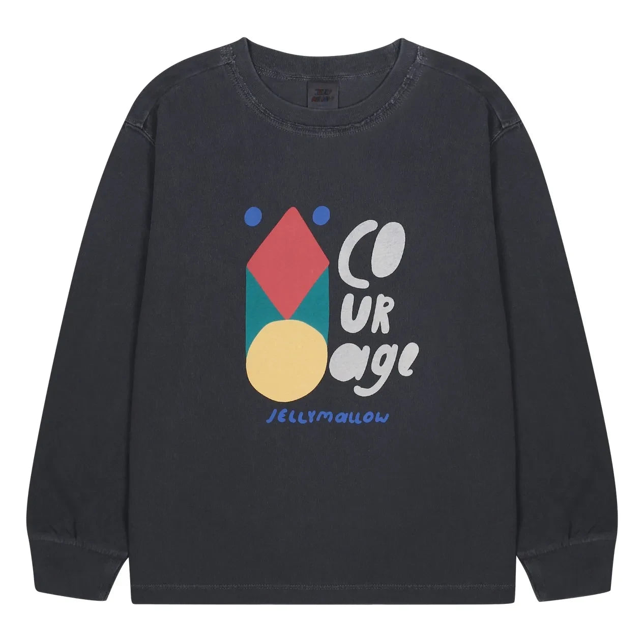 Jelly Mallow - "Courage" Camiseta | gris carbón