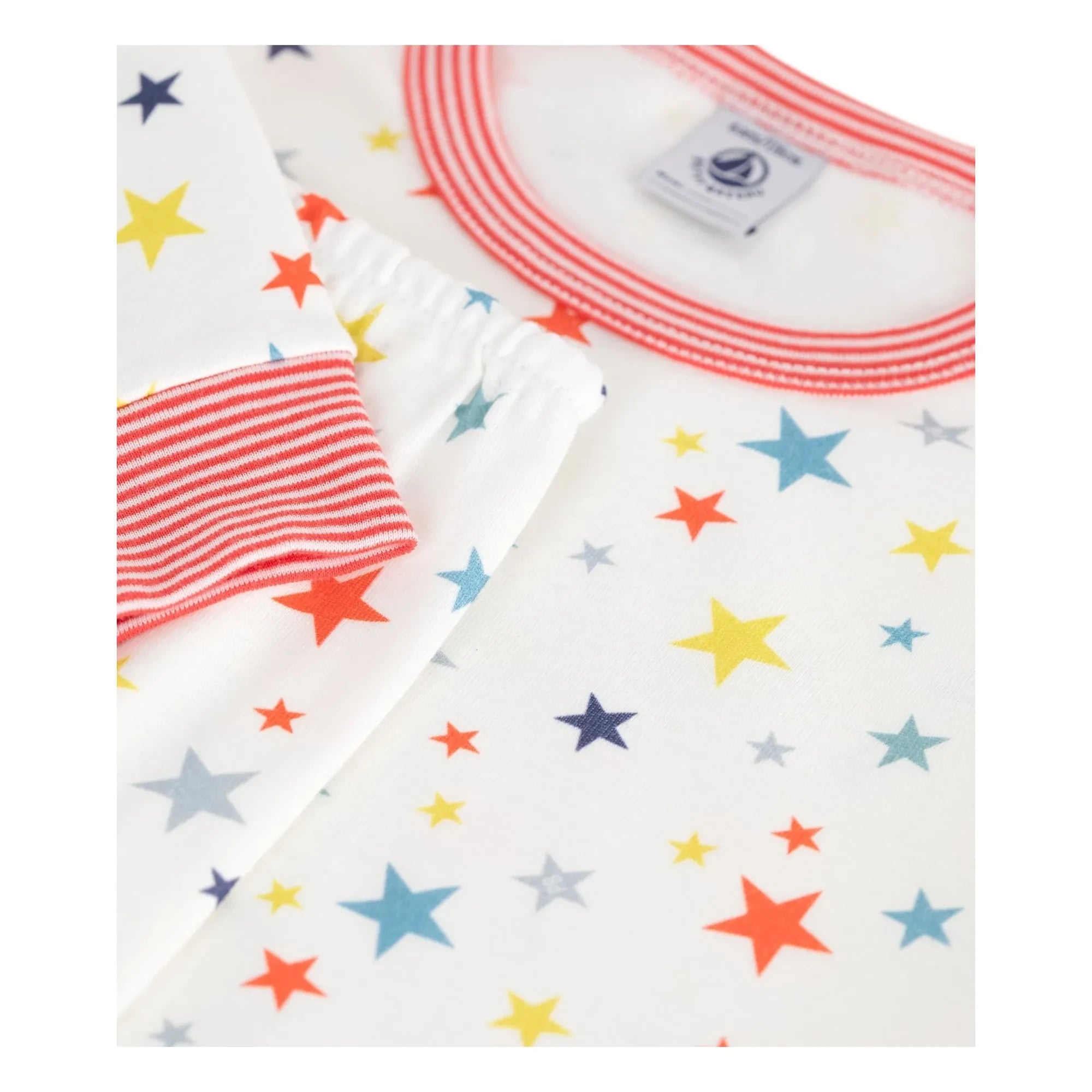 Petit Bateau - Pijama Stars | Blanco
