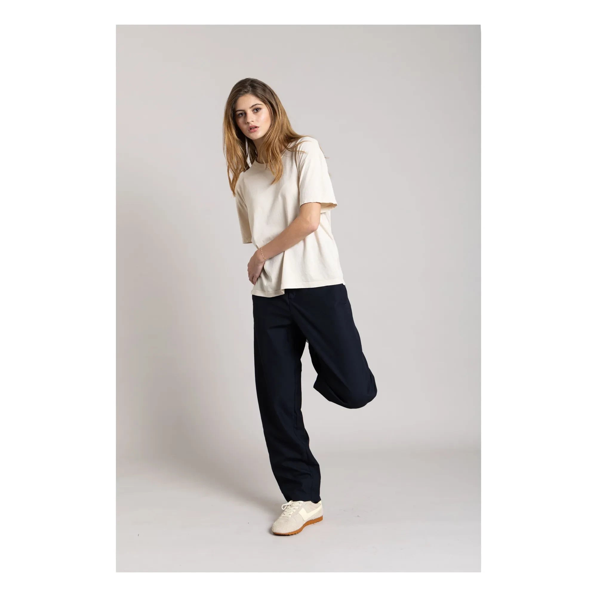 Smallable Woman - Camiseta de algodón orgánico Hana | Crema
