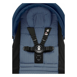 Stokke® - Cochecito de bebé recién nacido YOYO³ 0+ Chasis negro | Azul Air France