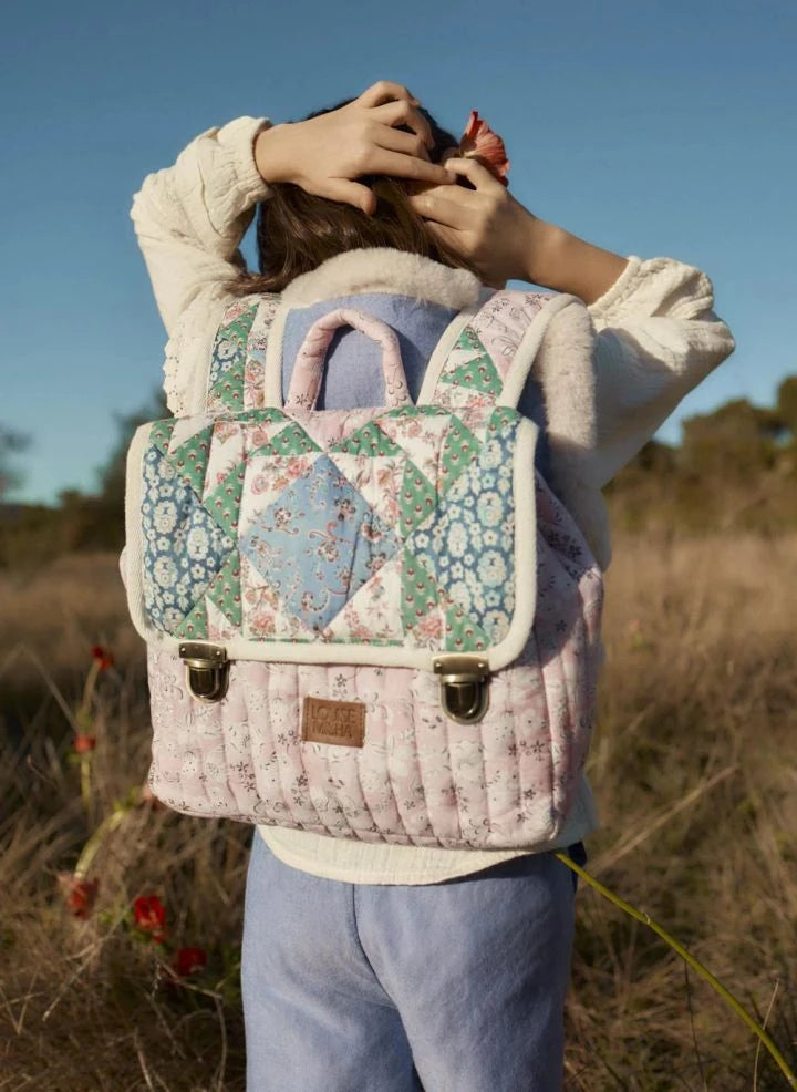 Louise Misha - Tiya Patchwork Omuz Çantası | Pembe