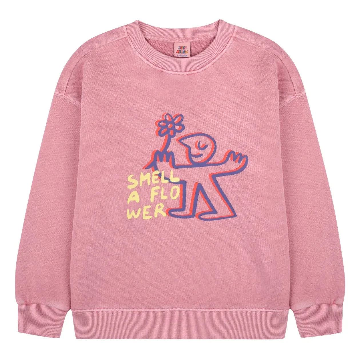 Jelly Mallow - "Smell A Flower" Sudadera | Rosa