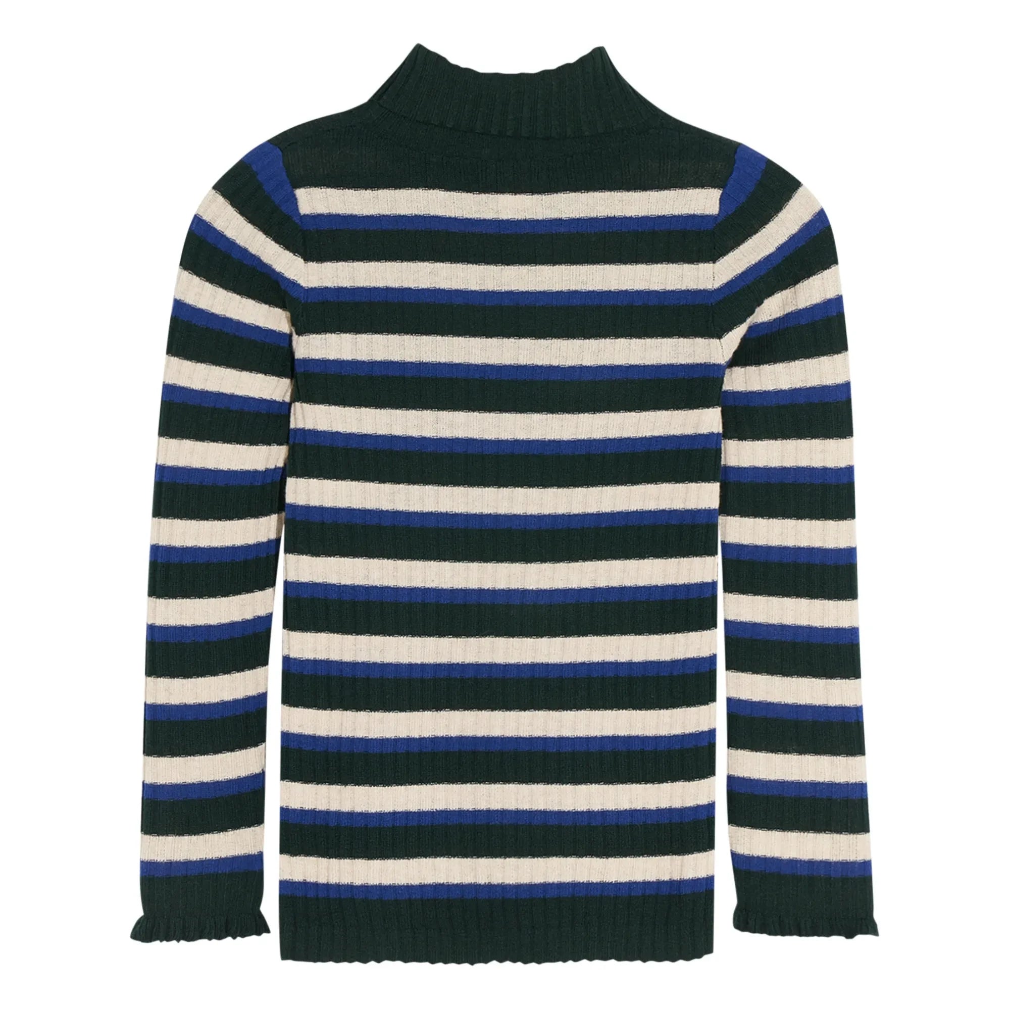 Bellerose - Jersey cuello alto Gouly | Verde oscuro
