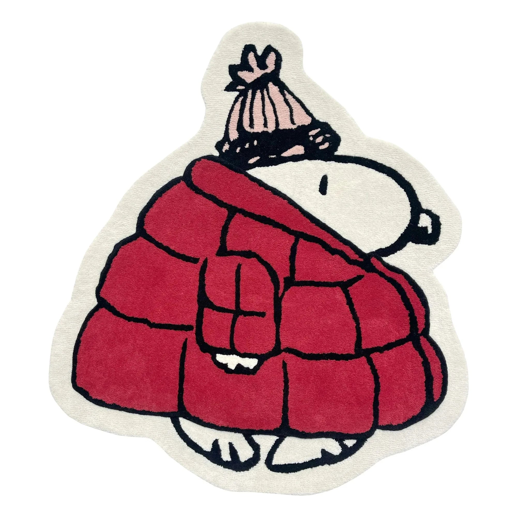 Maison Deux - Alfombra Peanuts Doudoune | Rojo