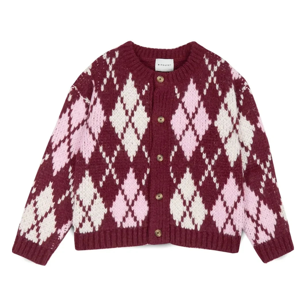 Mipounet - Dina Cardigan | Berenjena