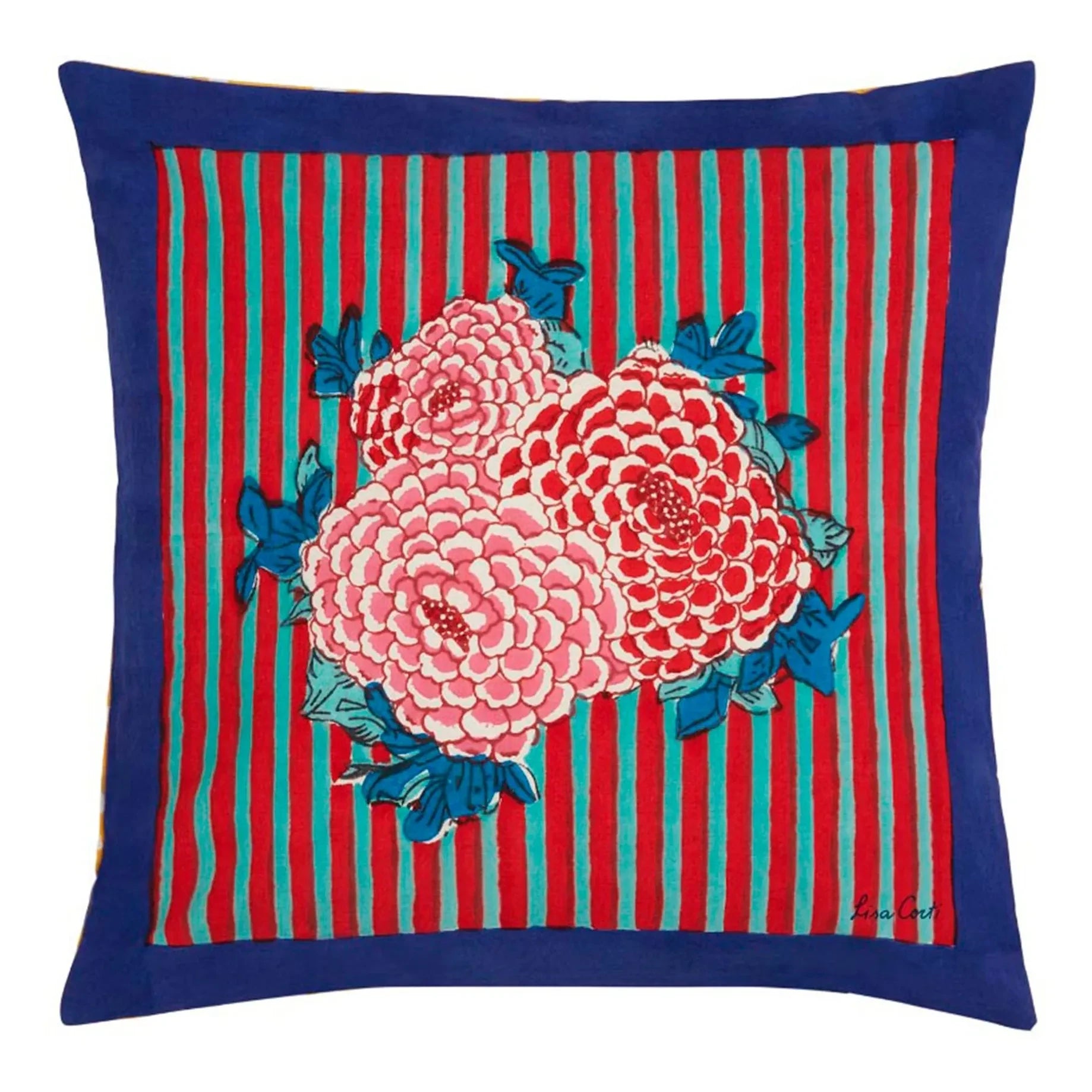 Lisa Corti - Funda de cojín Arabesque Corolla | Amarillo