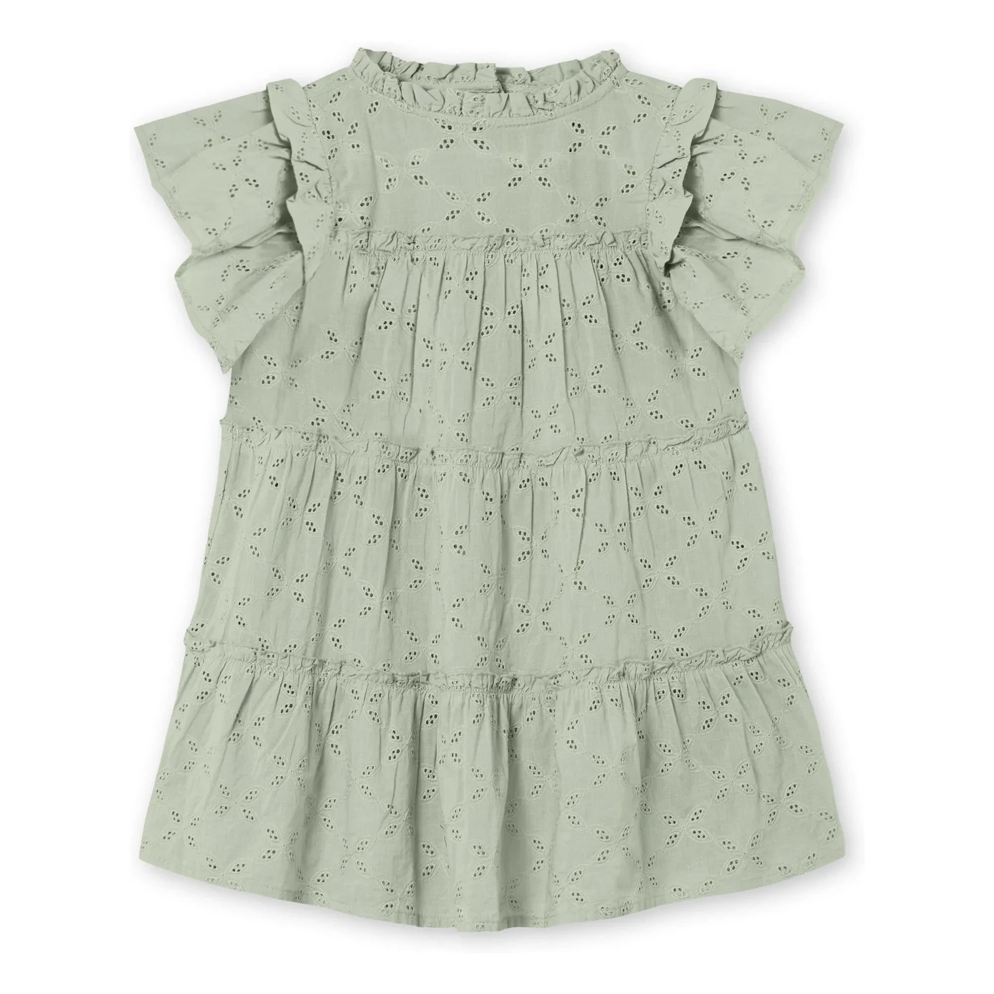 Fliink - Vestido bordado Harper | Gris claro