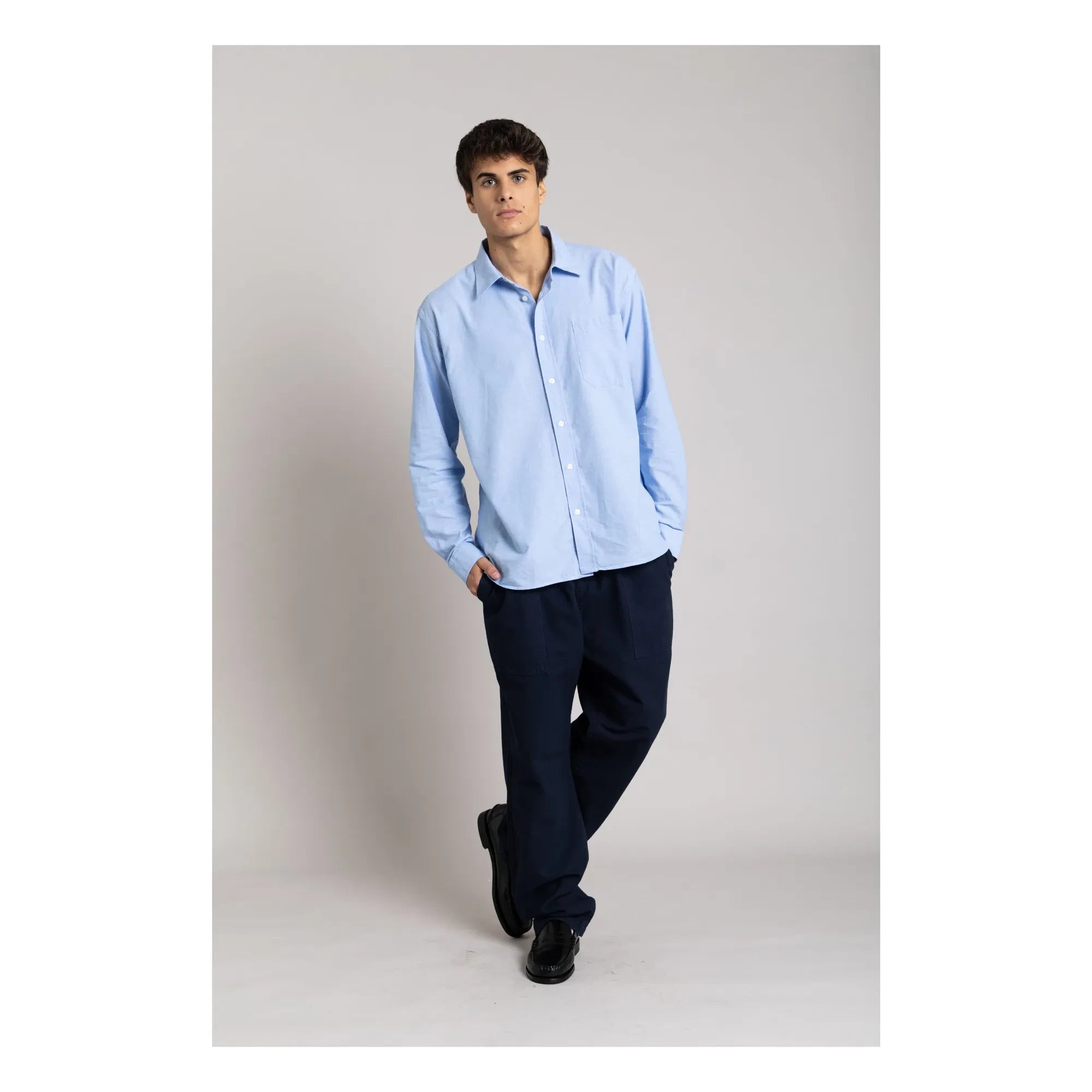 Camisa Oxford Smallable Man - Zola | Azul claro