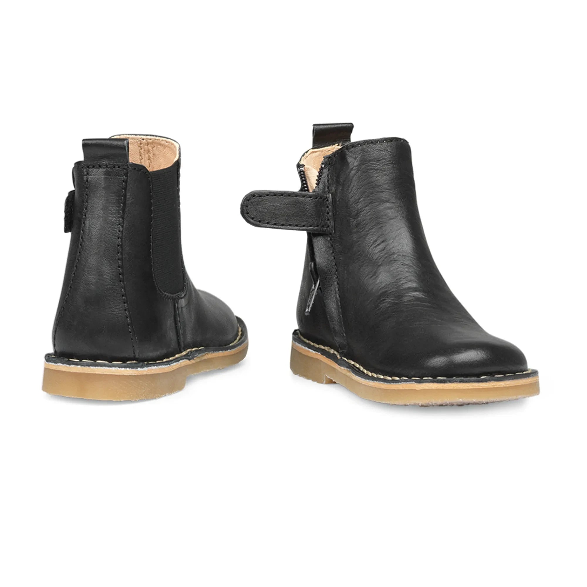 Petit Nord - Botines con cremallera en el tobillo | Negro