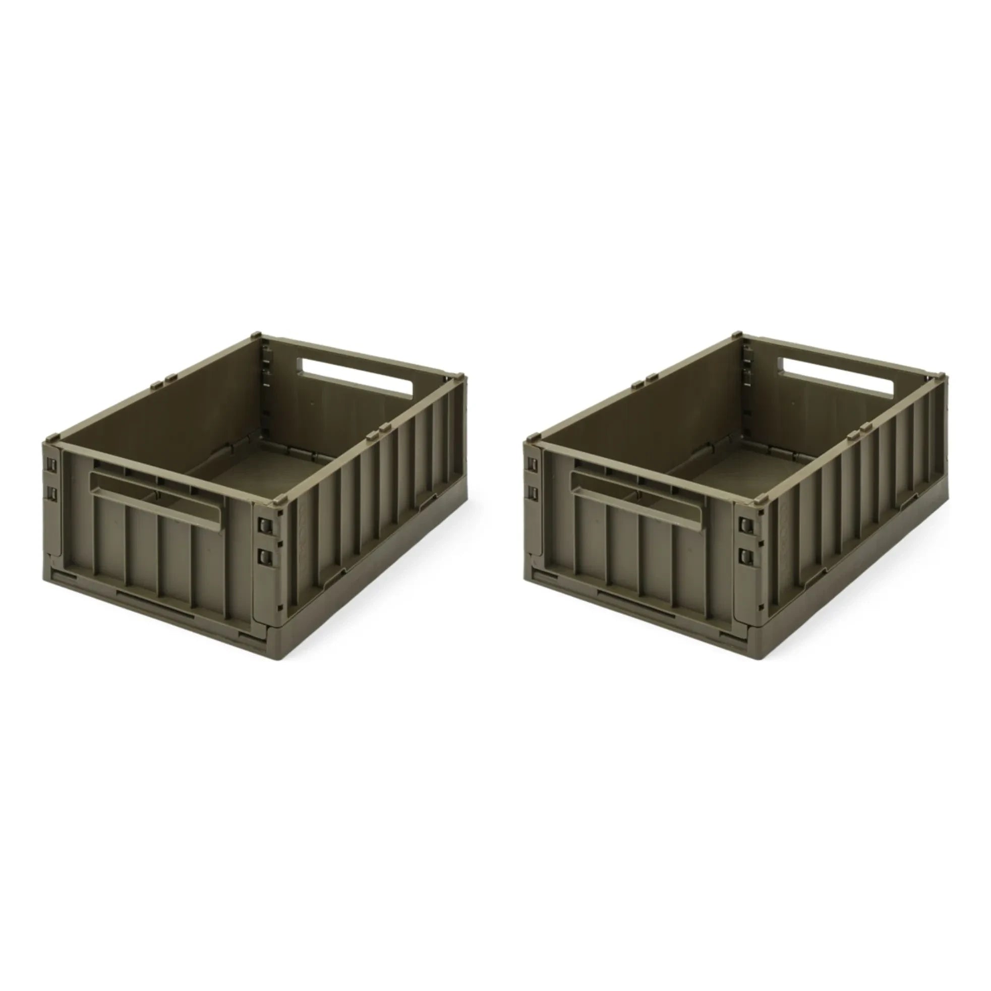 Liewood - Cajas fuertes plegables Weston - Juego de 2 | Marrón