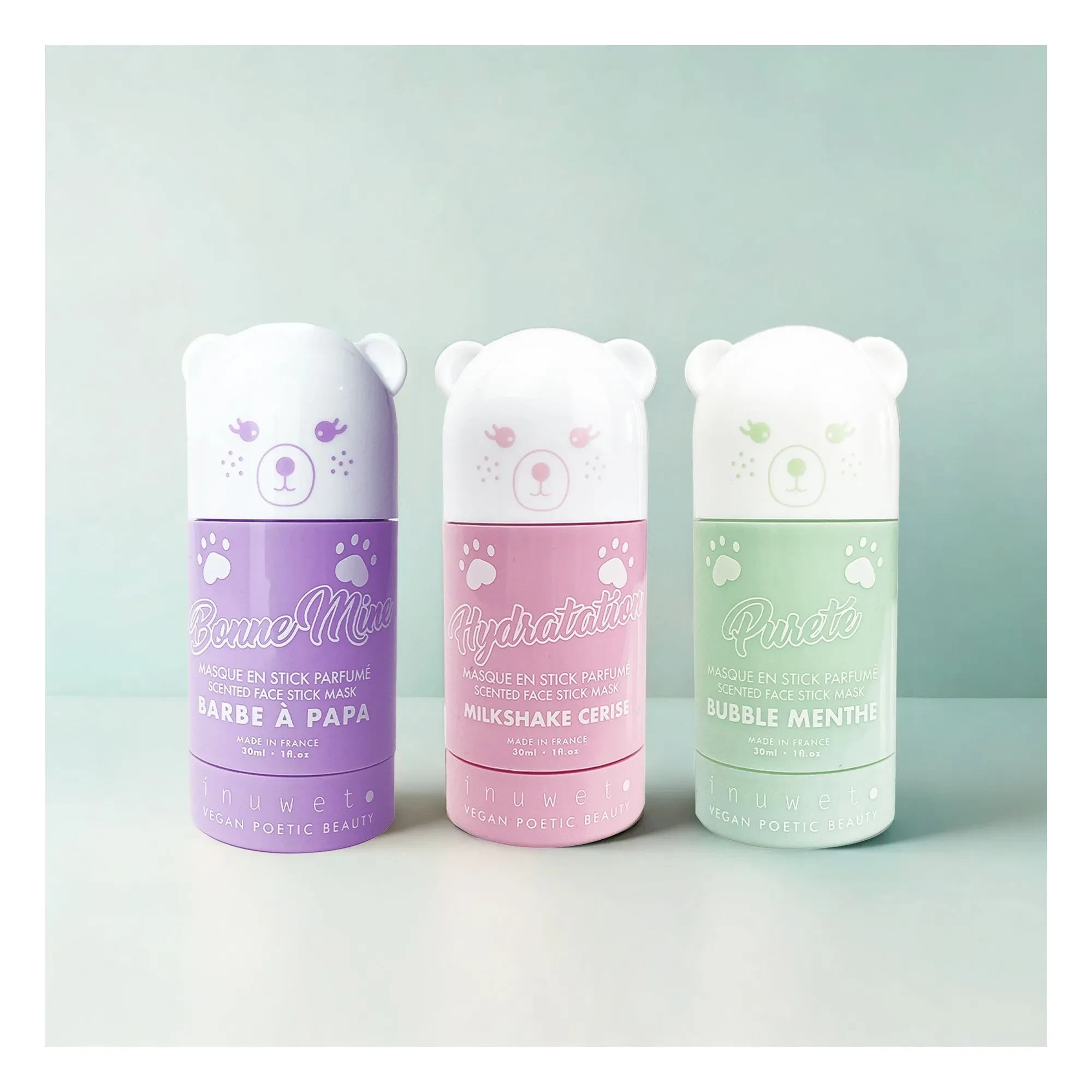 Inuwet - Mascarilla purificante de arcilla Bubble Mint