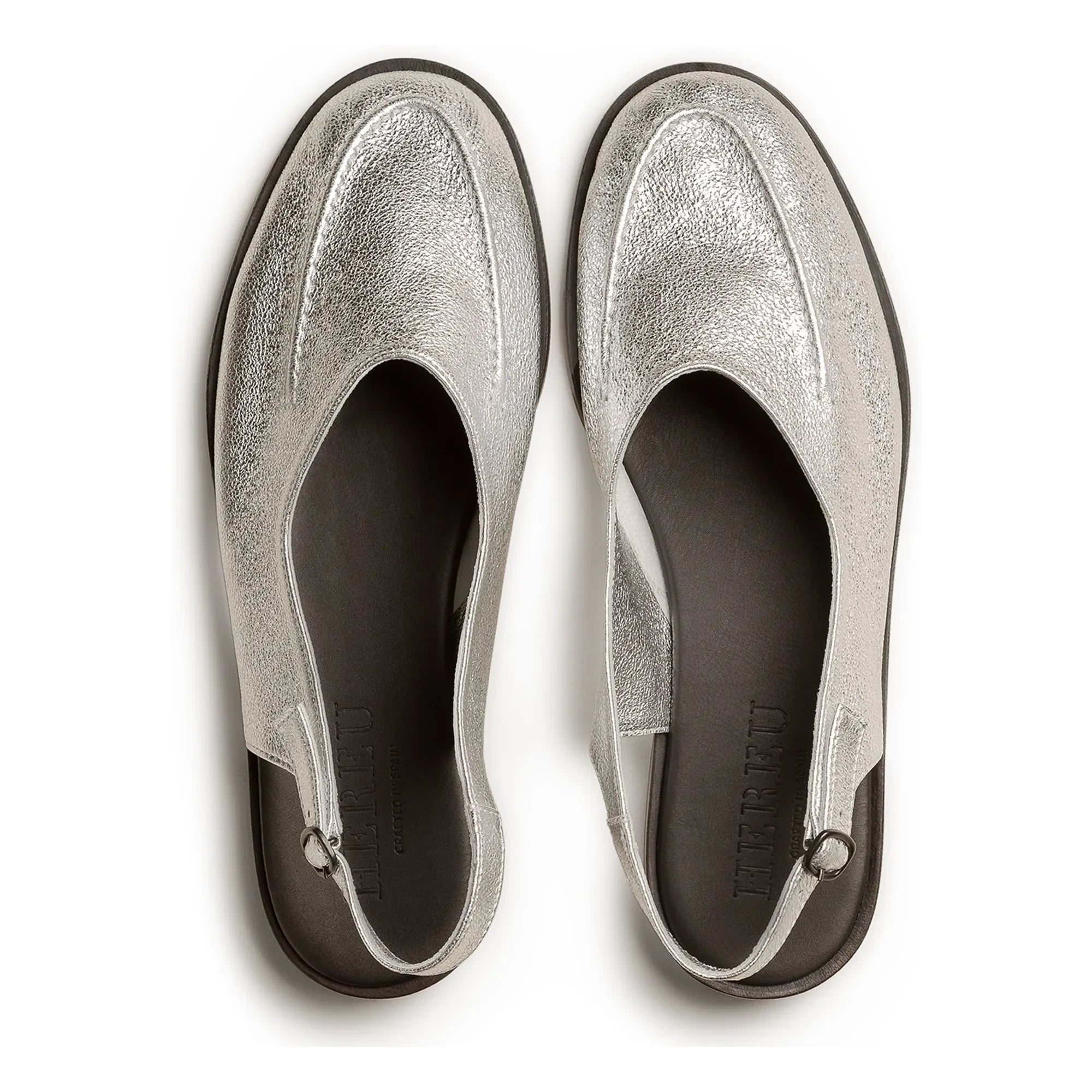 Hereu - Sandalias de tiras al tobillo Metalli | Plata