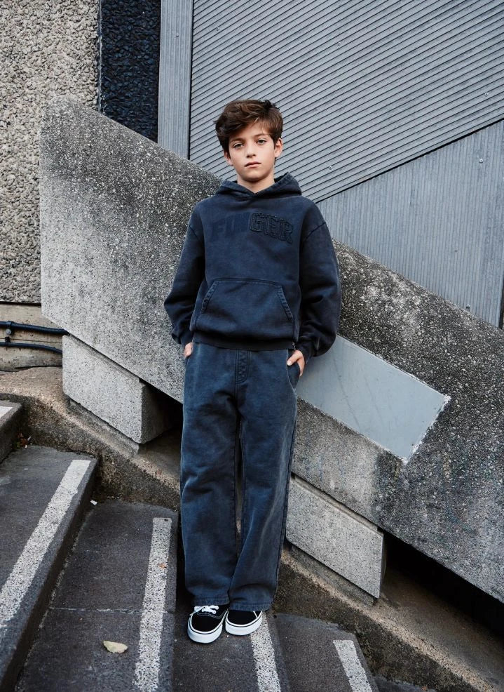Finger in the nose - Renzo Pantalones Jogger Orgánicos | Negro