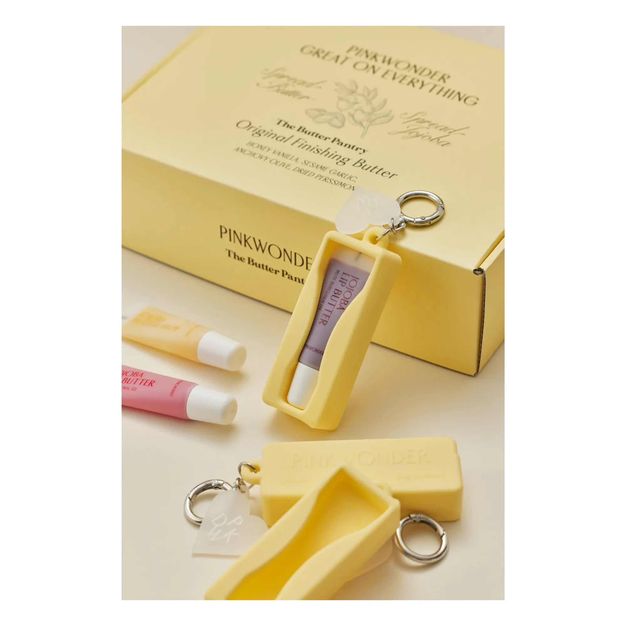 PINKWONDER - Llavero de silicona para bálsamo labial