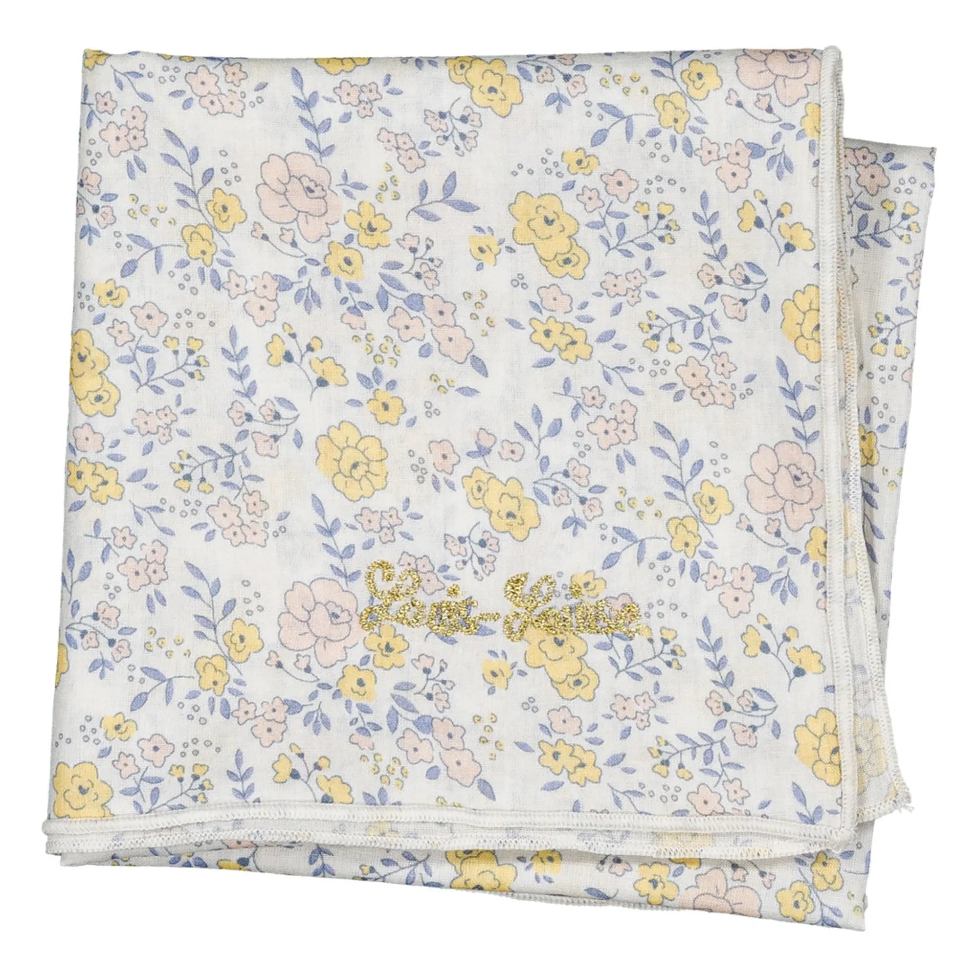Louis Louise - Fular estampado floral | Blanco