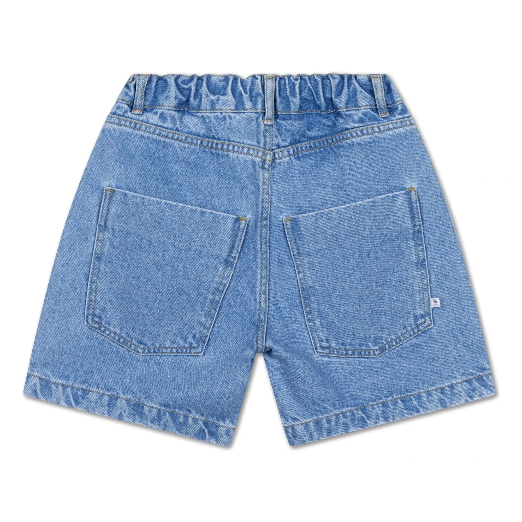 Repose AMS - Pantalón corto bermuda de algodón orgánico vaquero | Azul