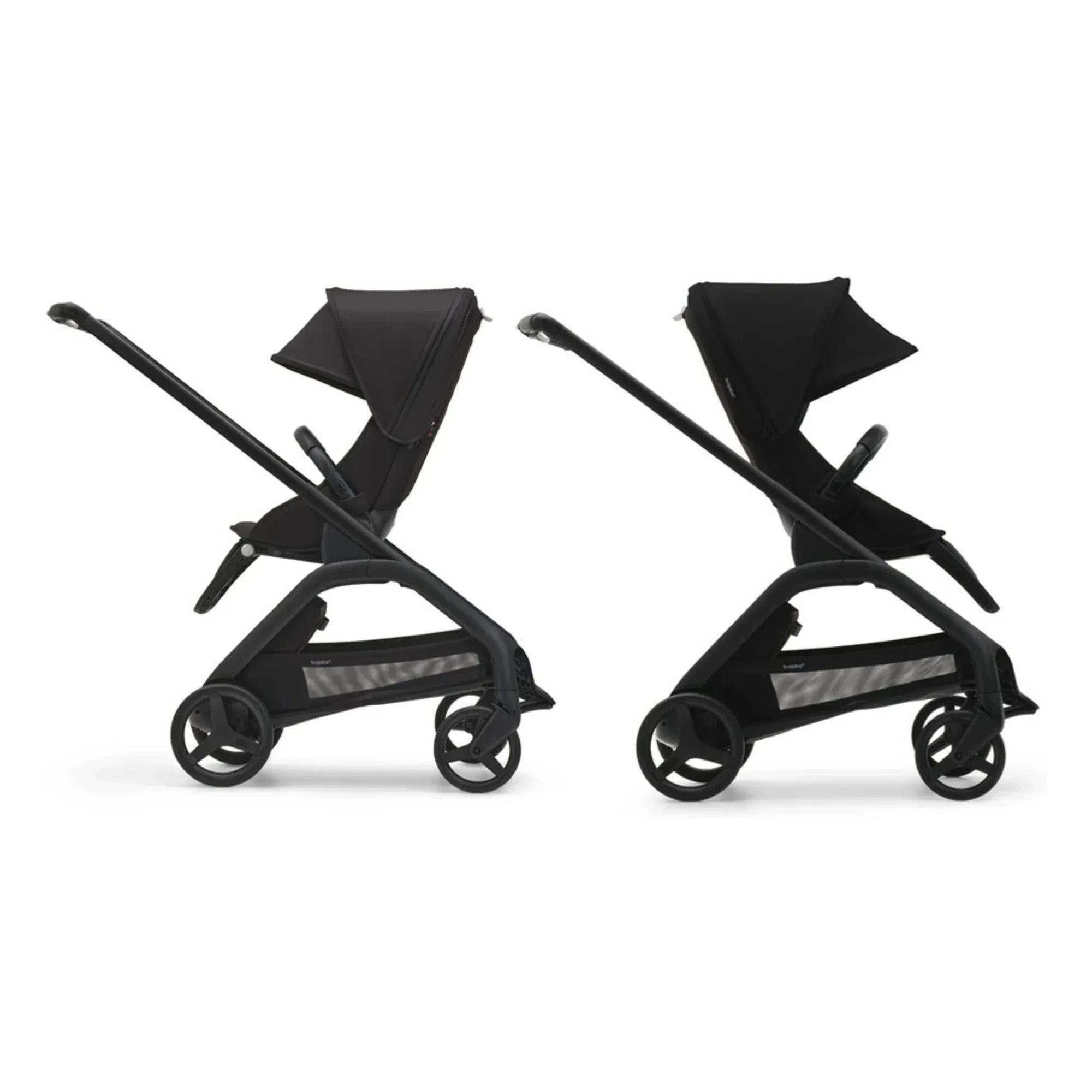 Bugaboo - Cochecito de bebé urbano Bugaboo Dragonfly chasis completo negro | Negro