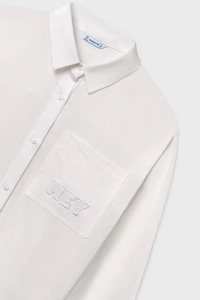Camisa de algodón para niños Mayoral