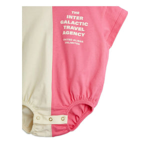 Mini Rodini - Body de algodón orgánico con broches | Rosa