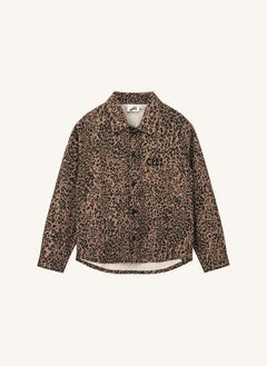 Cos I Said So - Overshirt con logo de leopardo | Marrón