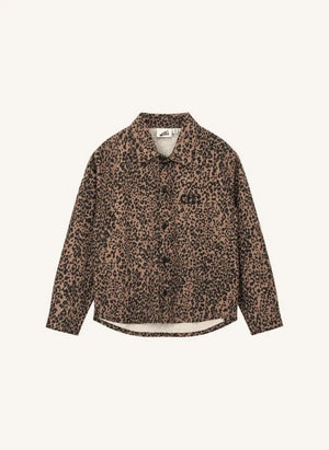 Cos I Said So - Overshirt con logo de leopardo | Marrón