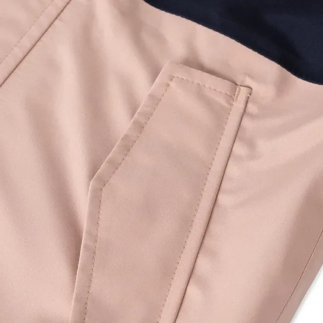 Liewood - Pedia Conjunto de impermeable de fibra reciclada con bloques de color | Rosa
