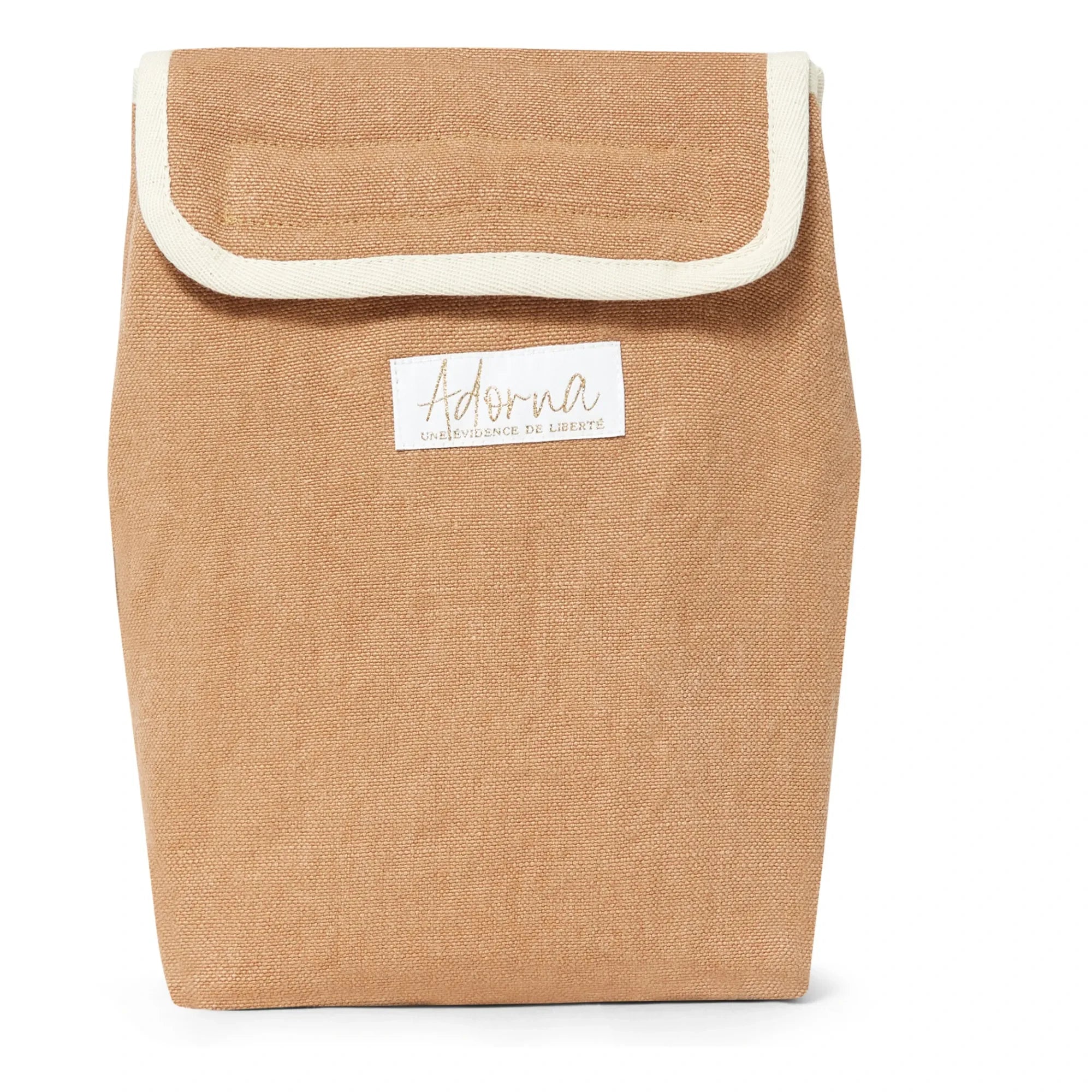 Adorna - Bolsa de almuerzo con aislamiento de lino | Terracota
