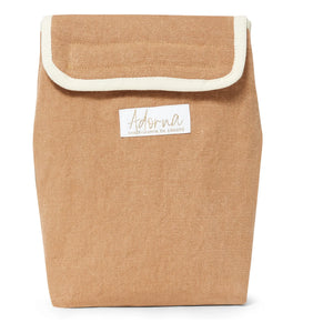 Adorna - Bolsa de almuerzo con aislamiento de lino | Terracota