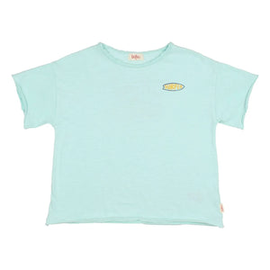 Búho - Camiseta de surf de algodón orgánico | Aqua